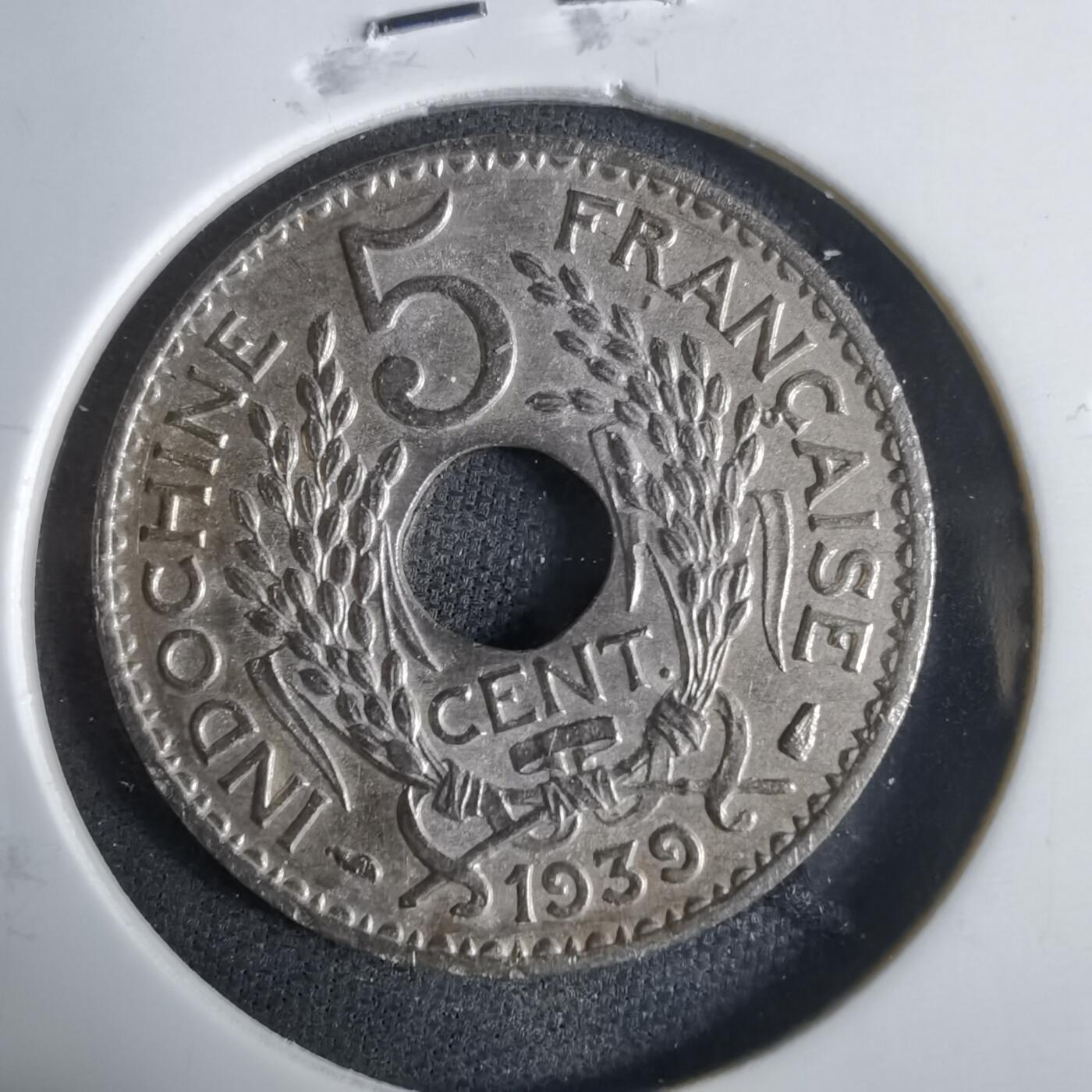 沼泽如烟--第921场 法属印度支那1939年五分