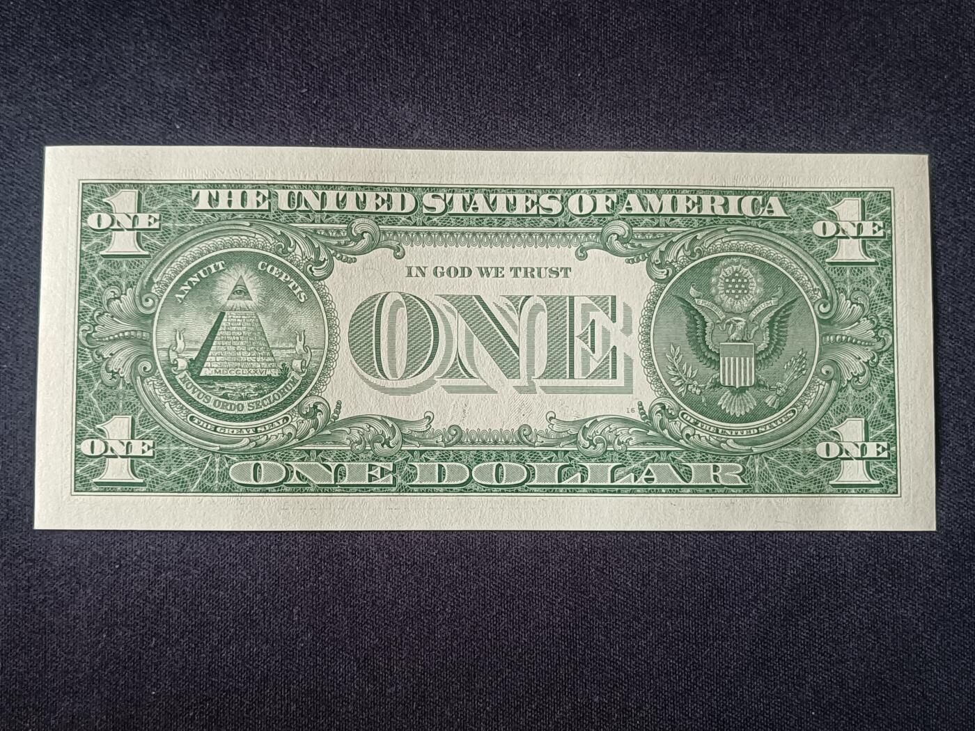 【游宝拍卖】乙巳蛇年92期 第四季首拍场  美国-1美元【SERIES-2017 B2纽约 全新UNC】