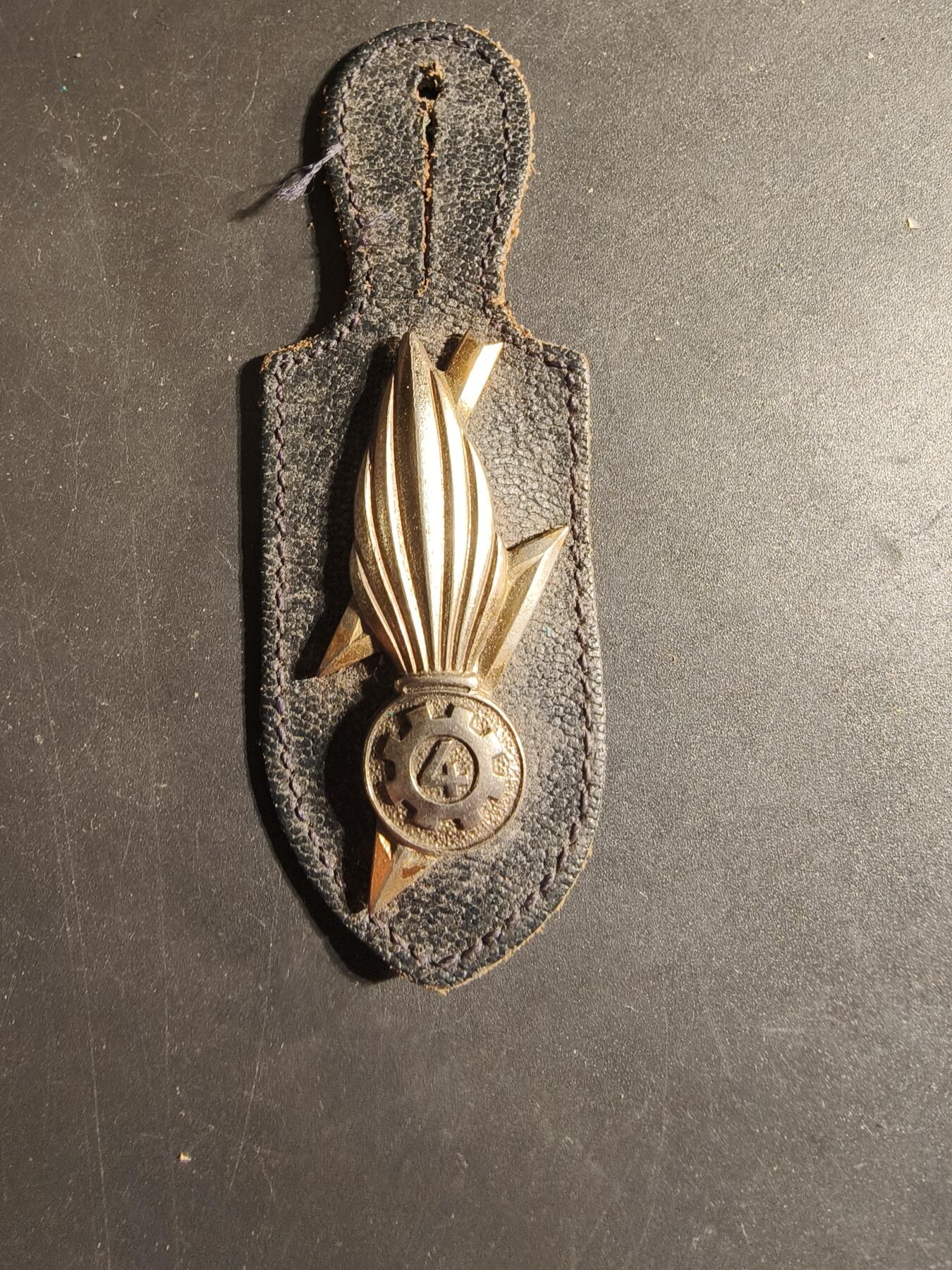 老王徽章第168期 法国第4铁路运输大队证章