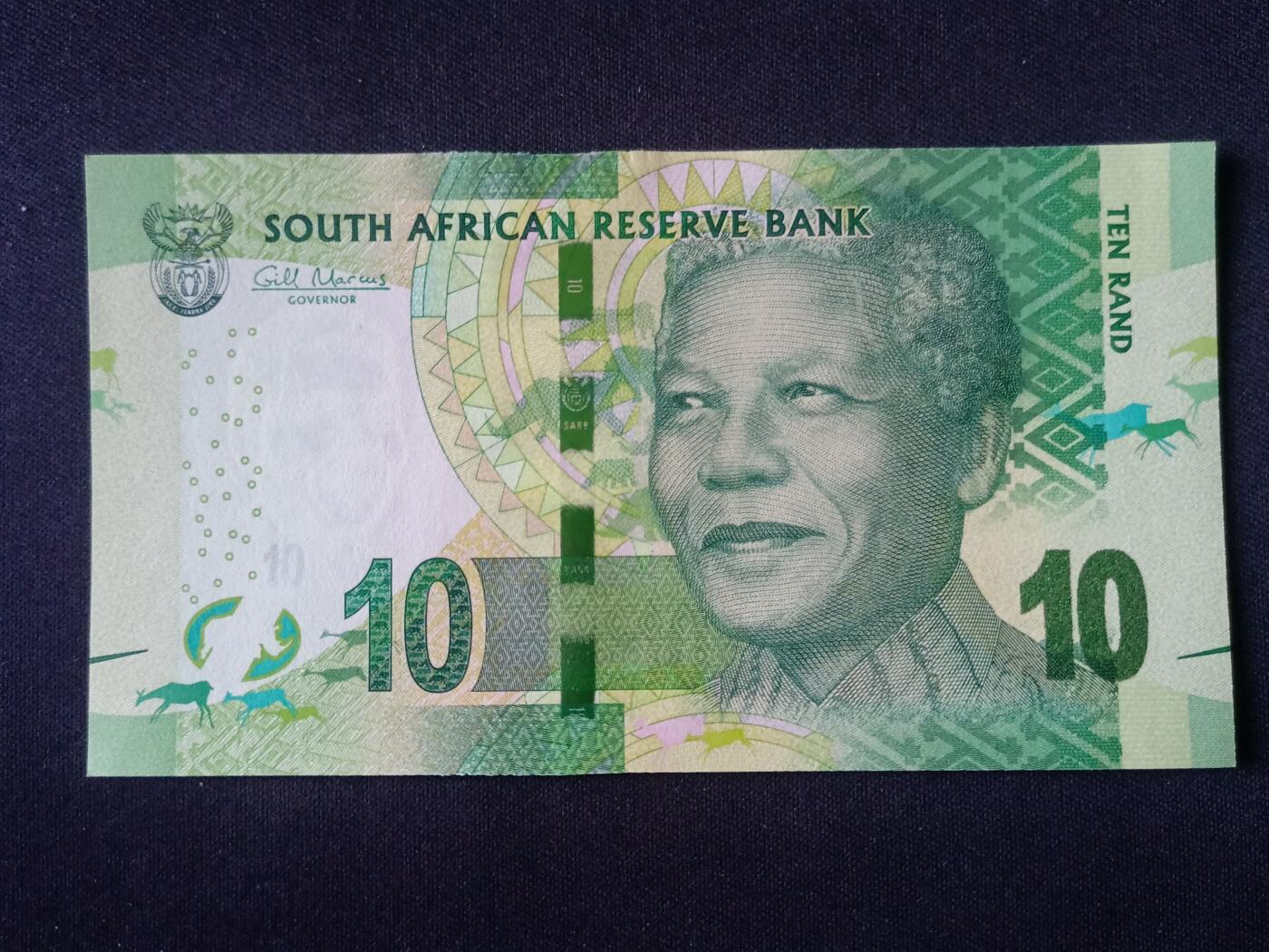 【游宝拍卖】乙巳蛇年92期 第四季首拍场  南非-10兰特【全新UNC】