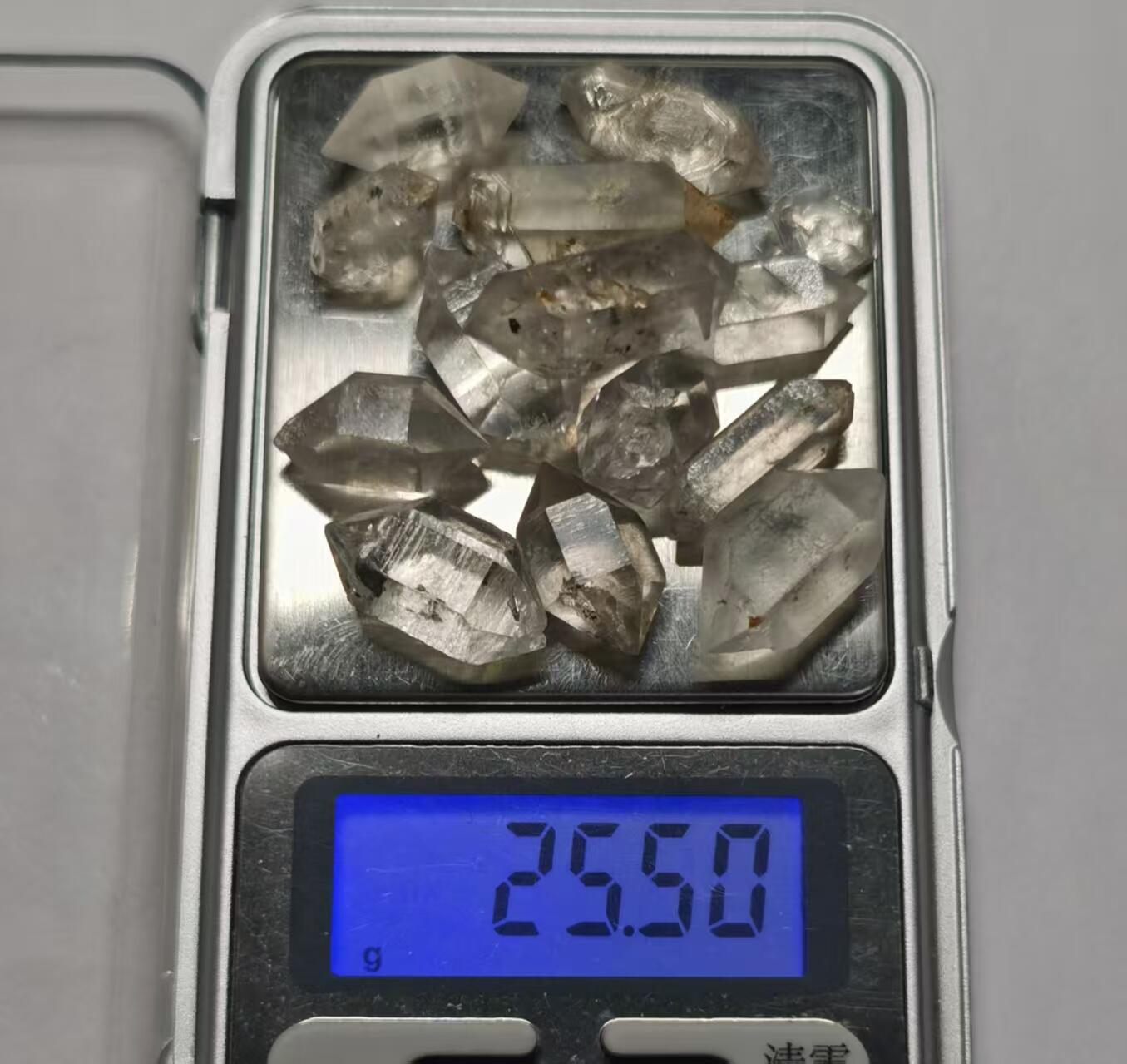 七河·世界钱币杂件水晶矿标小拍（总第30期） 藏家出品 X668 云贵闪灵水晶 小型 一组 14 枚 本件拍品由合作藏家负责邮寄