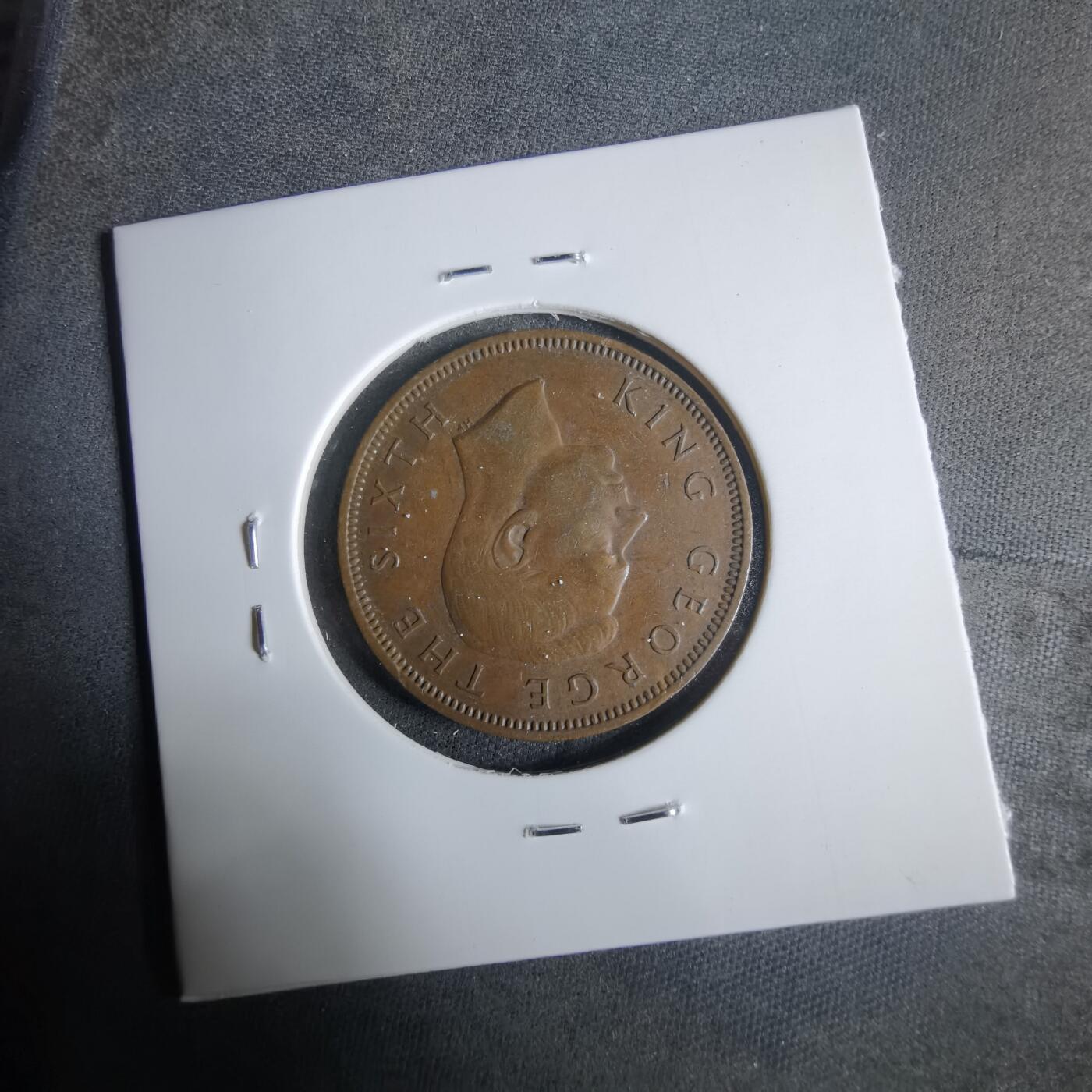 沼泽如烟--第921场 新西兰1950年半便士