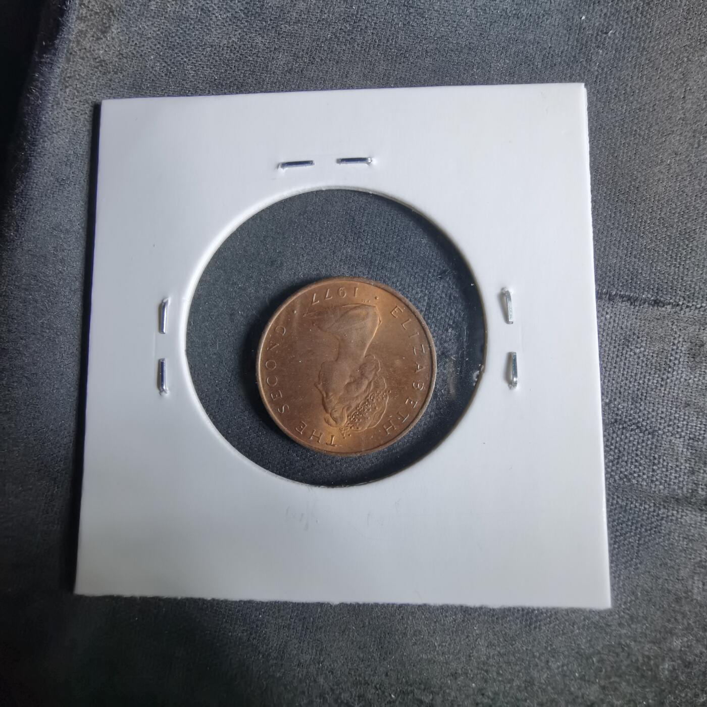 沼泽如烟--第921场 马恩1977年半便士FAO纪念币