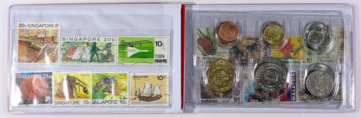 【雨安】【直播拍卖】【世界币章118期-裸币】2025-12-05 周五 19:30 保真 [现代套币] Singapore 新加坡 马来西亚 套币