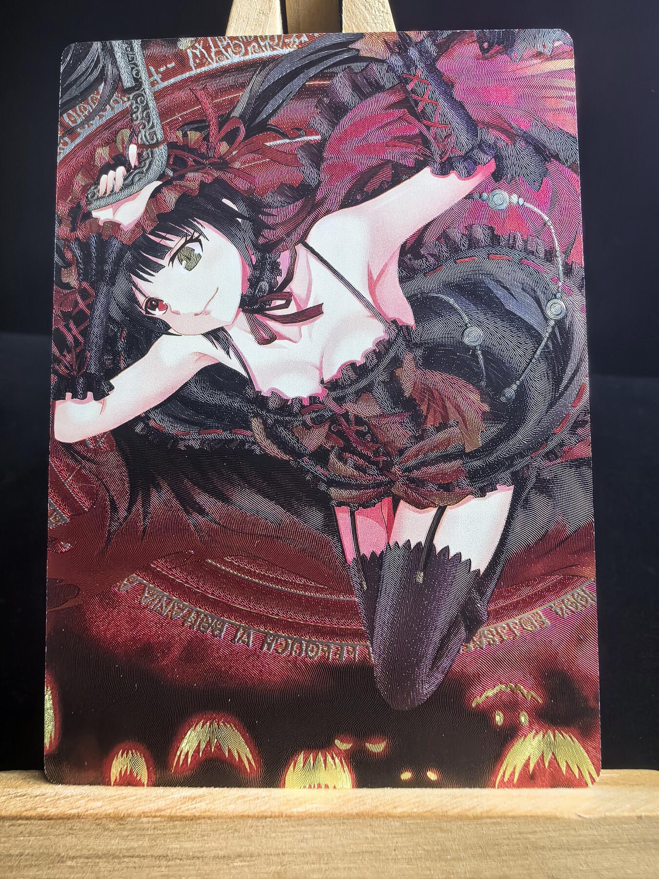 无佣金 不寄存 不收拍 链接少 我只是一个小小的卡牌收藏玩家   需要多宫大佬请私聊 部分卡牌设有底价（不想玩的那么累，即使有底价也会比市场价便宜的多，懂的自然懂） 拒绝小号抬价 大家放心拍 所有拍品部分套有卡膜 部分卡牌多宫 自制卡牌 不包厂瑕 放大镜 品控 勿拍 流拍商品会循环 感谢大家支持 留个关注 不定时上新 谢谢 奇点卡牌 时崎狂三粗闪