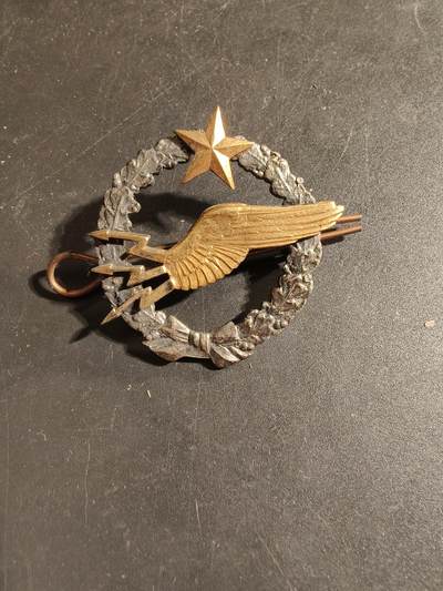 老王徽章第168期 - 法国空军无线电操作手学员证章