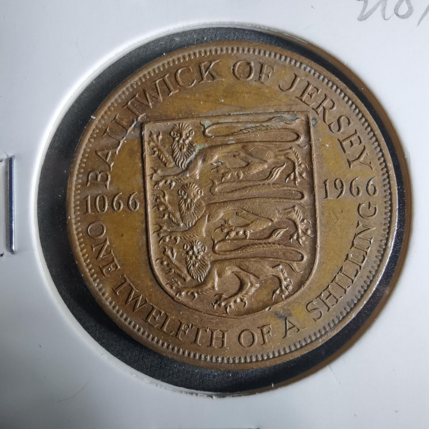 沼泽如烟--第921场 泽西1966年十二分之一先令