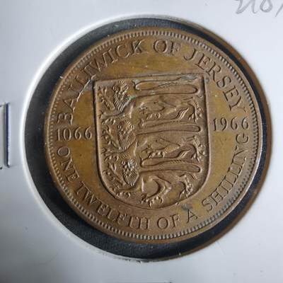 沼泽如烟--第921场 - 泽西1966年十二分之一先令