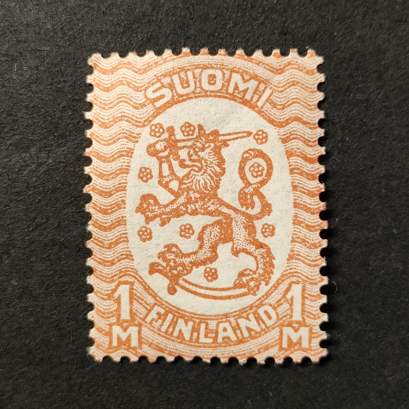 ↓君缘收藏672期☞钱币邮品↓无佣金、可寄存、满30元包邮  芬兰邮票，1917-25年免资国徽邮票