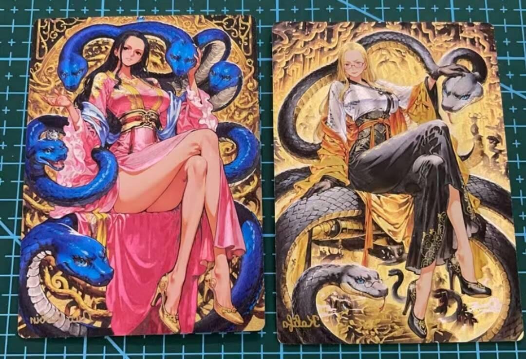 龙虎卡牌六六场 （无佣金，周六结拍，欢迎送拍） 粗闪2张 奇点卡牌  罗宾&卡莉法