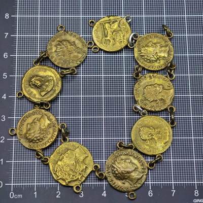 【淘币小摊】限时拍第八百二十三拍  纪念章场  满百包邮可预留两周  周一统一发货  -  罗马古钱币后铸纪念章