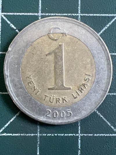 第1066 硬币专场 （无押金，捡漏，全场50包邮，偏远地区除外，接收代拍业务，本店十天发一次货） 土耳其 1 里拉