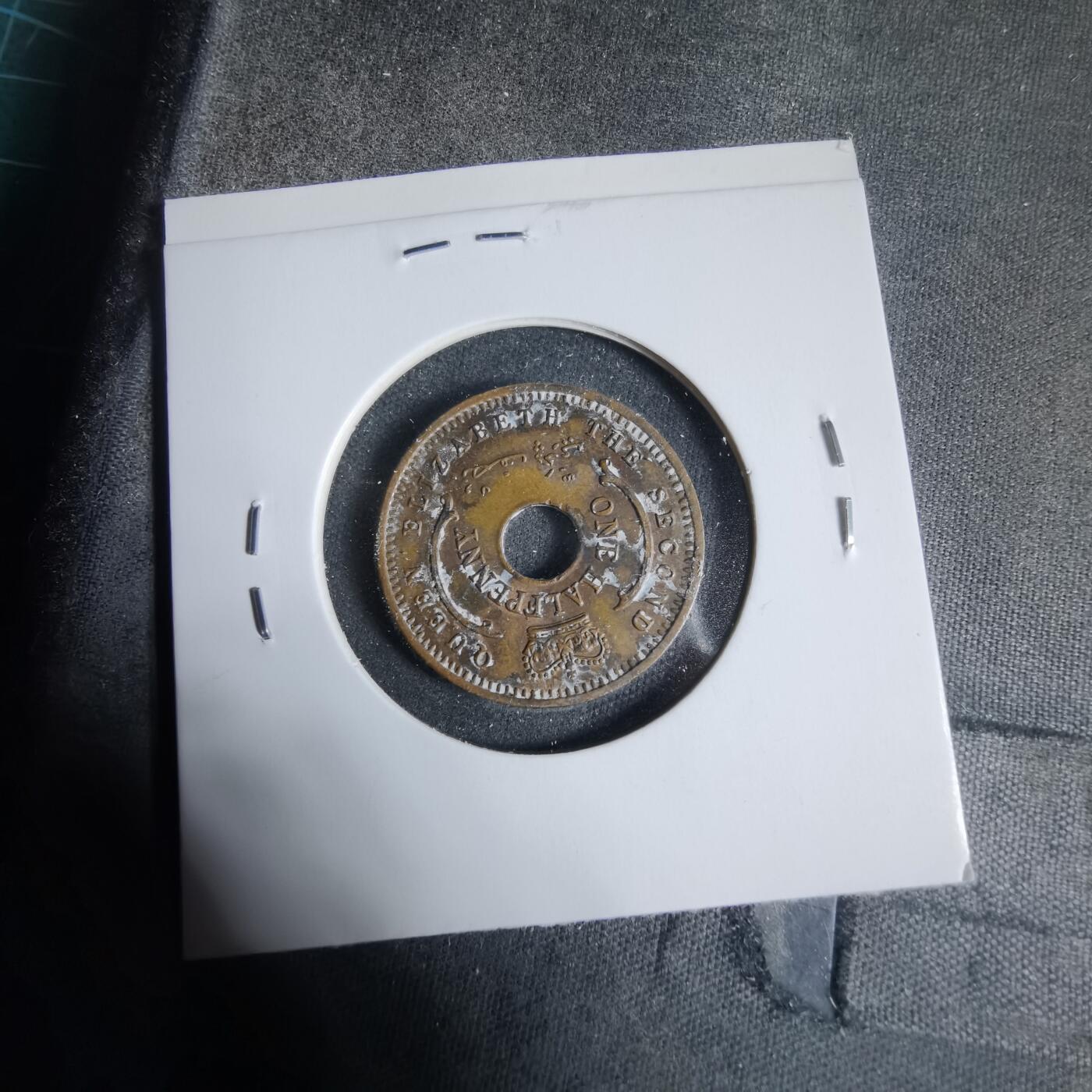 沼泽如烟--第923场 尼日利亚1959年半便士