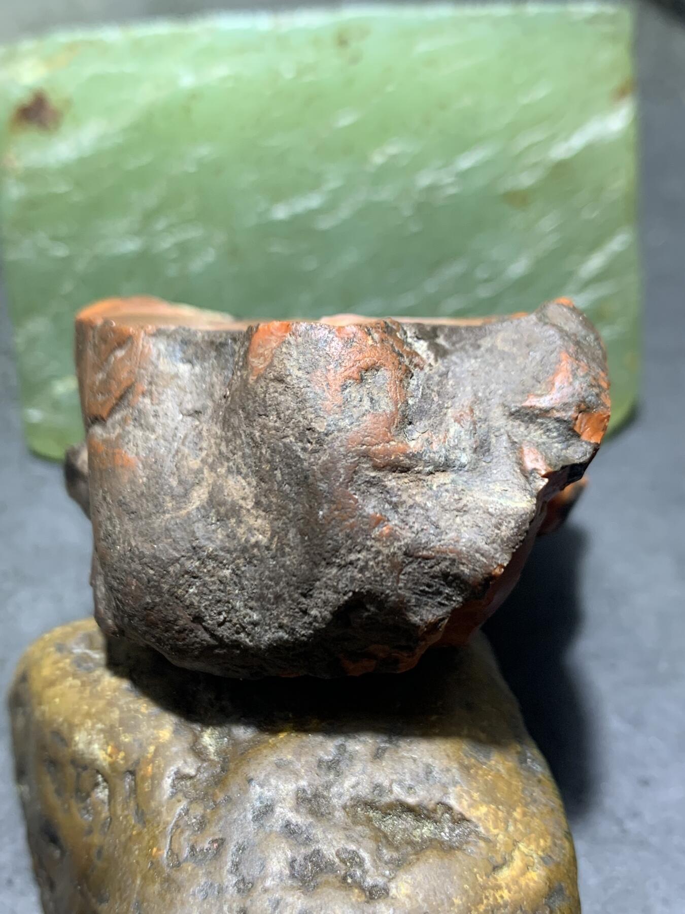 精美原皮荔枝冻飘红冰飘大开窗料南红玛瑙原石一颗