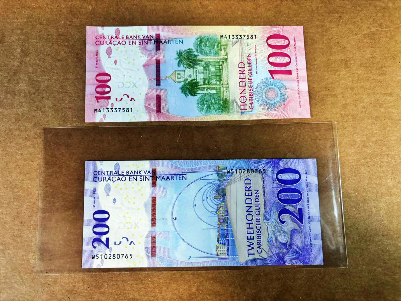 【Blue Auction】世界纸币精拍第759期——18级TOP拍卖/信誉/品质/专业/高效💫 【一组2张】库拉索 2025年100-200法郎 全新UNC