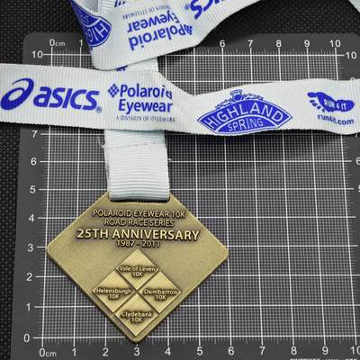 【淘币小摊】限时拍第八百二十三拍  纪念章场  满百包邮可预留两周  周一统一发货  -  宝丽来眼镜10公里公路赛系列25周年纪念奖牌