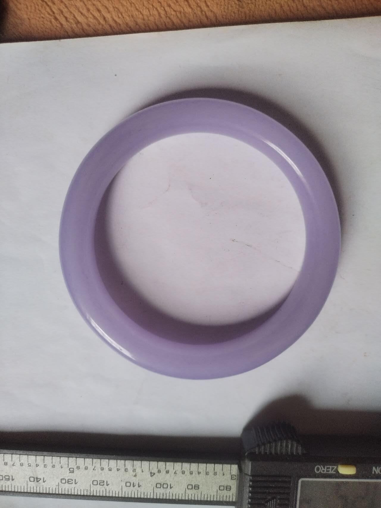 玉石 手镯 手串 手链专场 紫罗兰老坑冰种手镯。