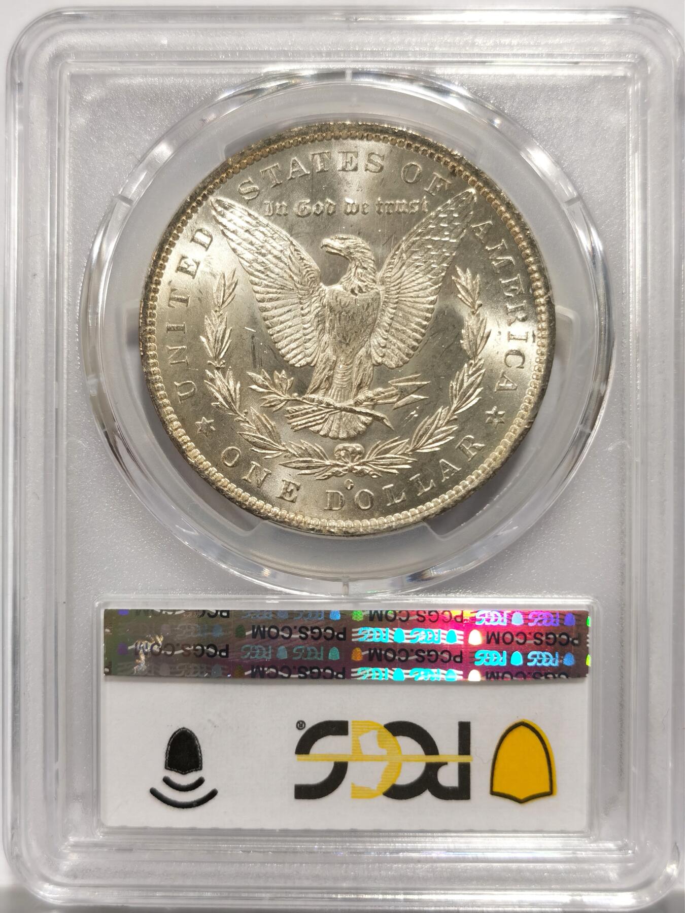 博洋堂藏家专场系列之美国钱币白金之夜专场②暨第152期（全场包邮）  PCGS MS64 美国1883 O 十字转光-6