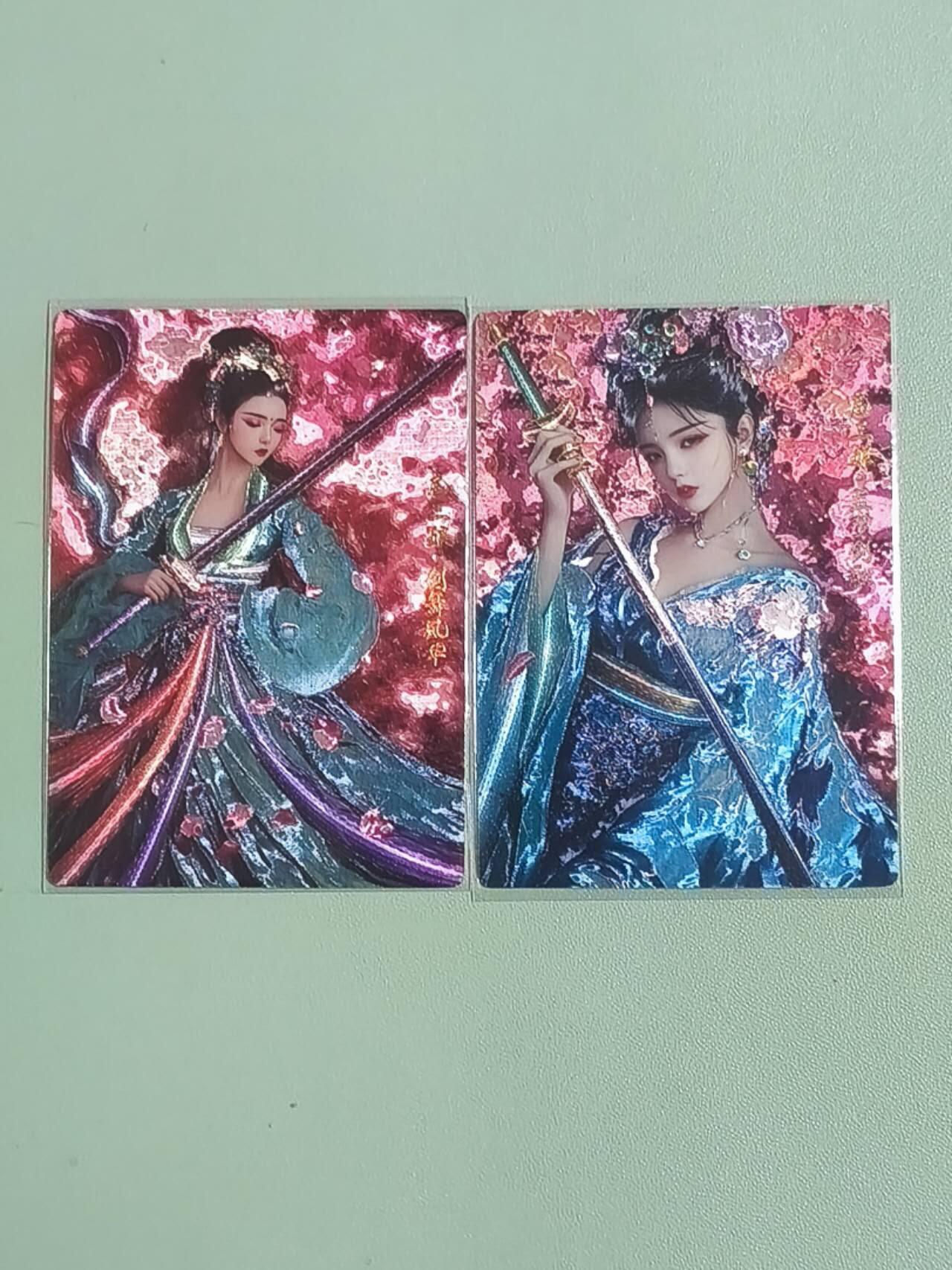 光影卡牌第26期，各家亲签，各家套卡，持续收拍品 扈三娘粗闪2张