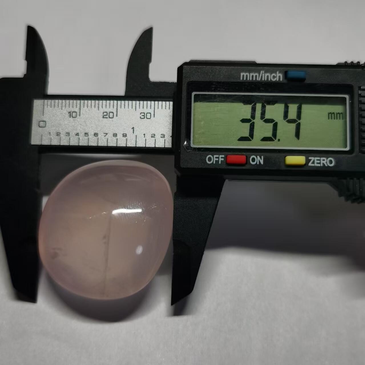 七河·世界钱币杂件水晶矿标小拍（总第30期） 藏家出品 X669 粉水晶手握 带六射星光 本件拍品由合作藏家负责邮寄  库存编号 649-11