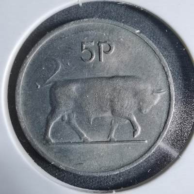 沼泽如烟--第923场 - 爱尔兰1976年5便士