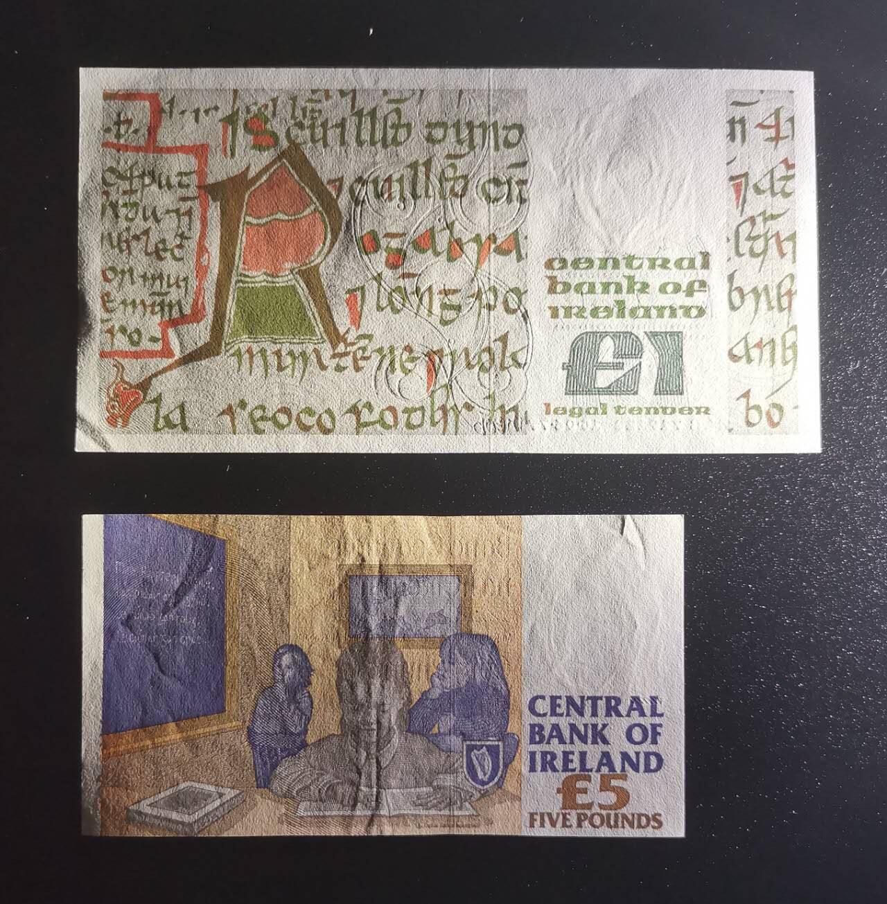 《艾美收藏》第223期-12.7周日外币畅拍 爱尔兰1镑&5镑AU 年份如图