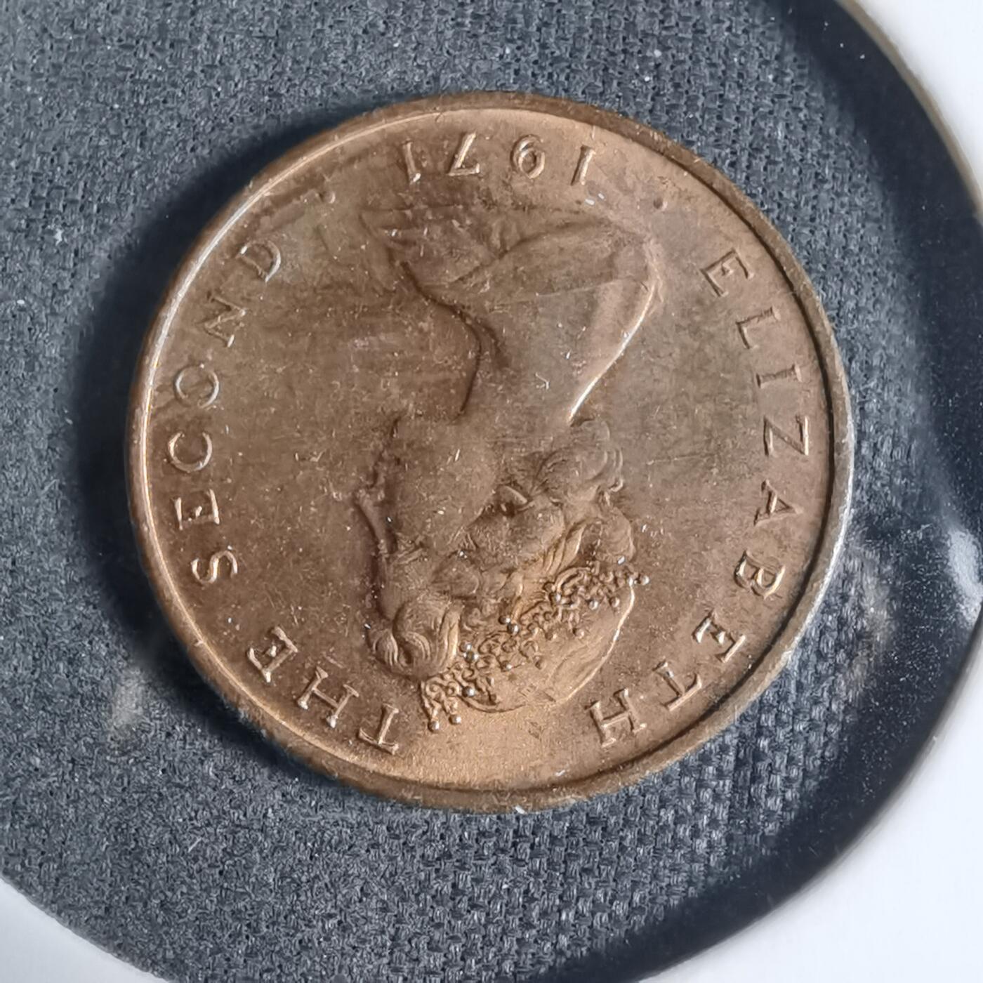 沼泽如烟--第923场 马恩1971年半便士