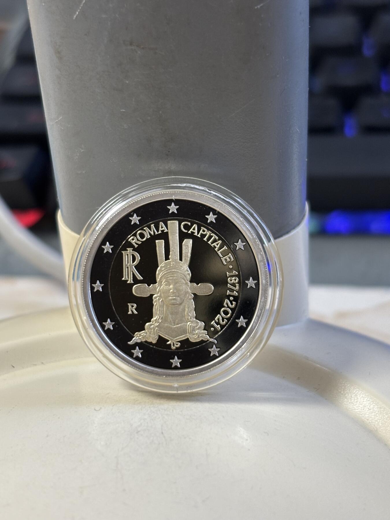 第184期拍卖 意大利2021年罗马成为首都150周年精制纪念币