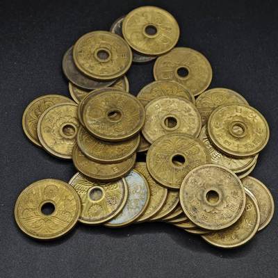 【淘币小摊】实时拍第八百一十九拍   散币场   满百包邮可预留二周 每周一统一发货   - 日本十钱铜币36枚