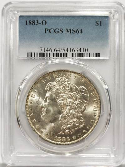 博洋堂藏家专场系列之美国钱币白金之夜专场②暨第152期（全场包邮）  - PCGS MS64 美国1883 O 十字转光-10
