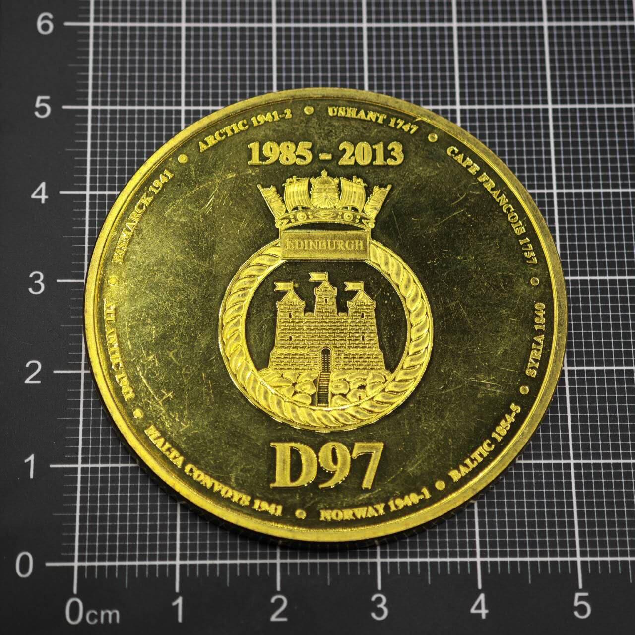 【淘币小摊】限时拍第八百二十三拍  纪念章场  满百包邮可预留两周  周一统一发货   爱丁堡号海军舰船纪念章