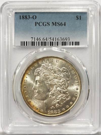 博洋堂藏家专场系列之美国钱币白金之夜专场②暨第152期（全场包邮）  - PCGS MS64 美国1883 O 五彩包浆-3