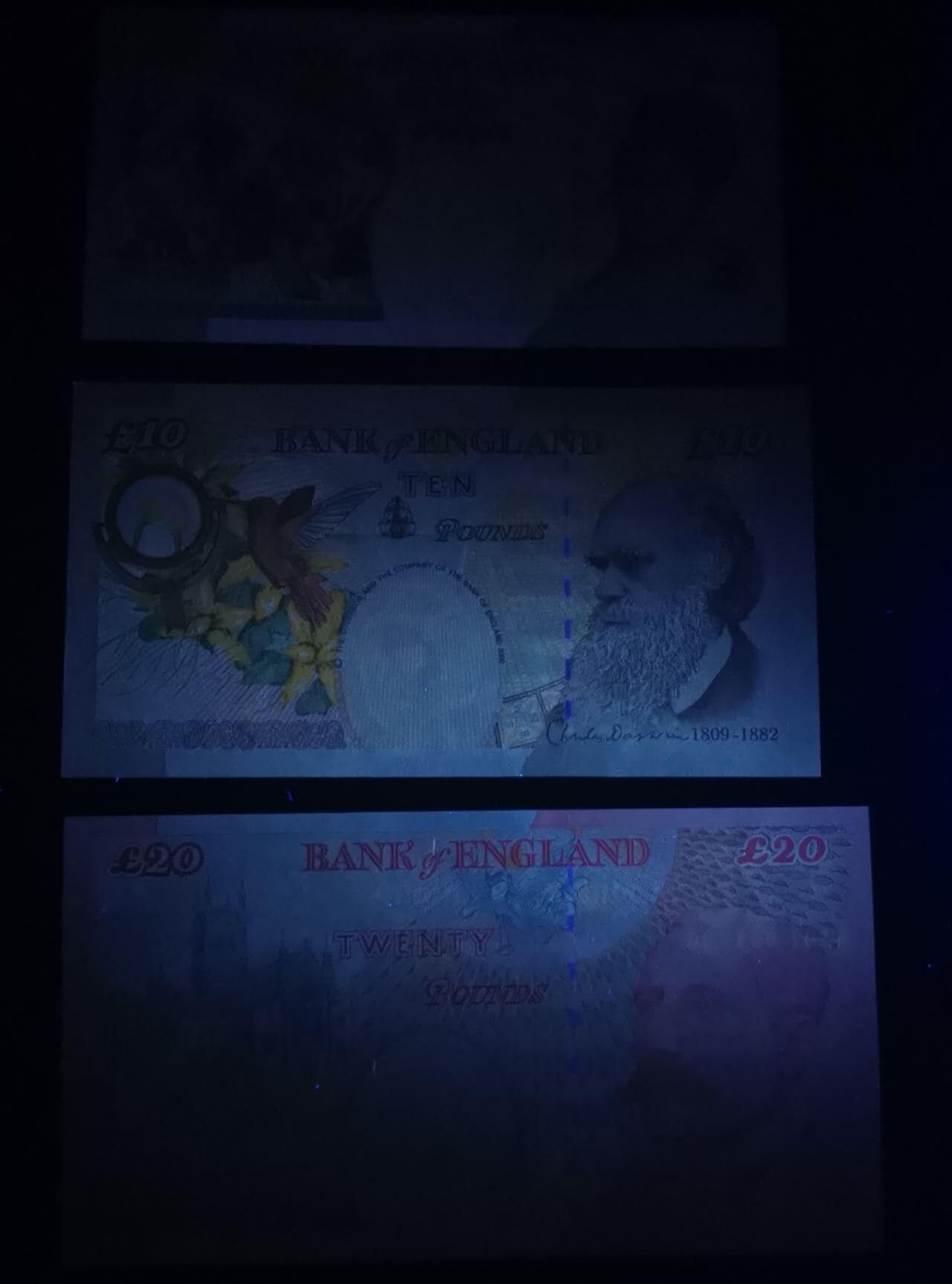 《艾美收藏》第223期-12.7周日外币畅拍 (3张首发冠全同)英国E序列再版HA01/AA 01首发冠全同千位1735号UNC