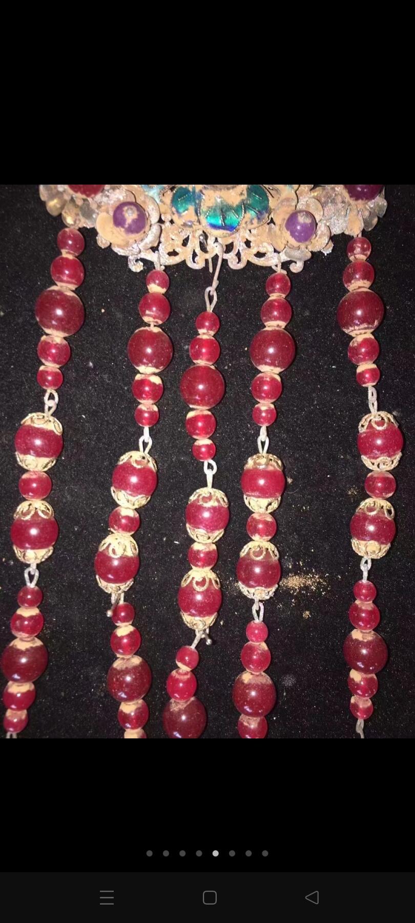 清代红宝石套装，工艺复杂，包浆自然，精品收藏