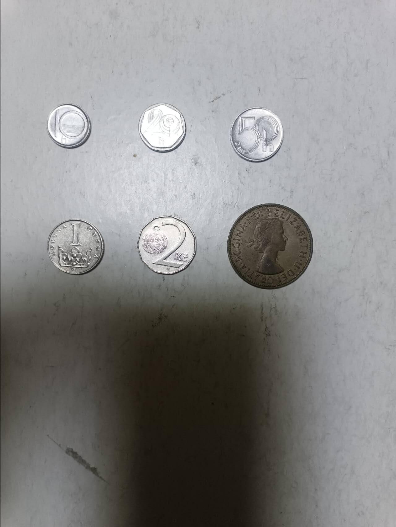 【20251209】非全新纸币和硬币第311场 欧洲国家6枚硬币不同版本