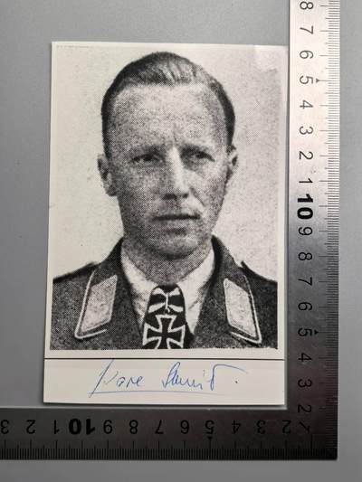 小驴勋章奖章收藏12月06日周六晚六点拍卖（珍爱和平，收藏战争，铭记历史，勿忘国耻，忠党爱国。有偿代拍，送拍规则在简介最后，参拍须阅读规则后再参拍，关系到运费包装发货时效真假辨别等关键信息，拍卖时不再发原图，看大图店主微信码在拍卖店铺介绍里） - 火车杀手Karl Schmid战后亲签