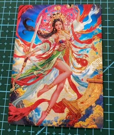 龙虎卡牌六六场 （无佣金，周六结拍，欢迎送拍） - 冷烫粗闪卡 奇点 宗rich玄灵谱 - 九天玄女