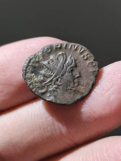 星盘世界钱币十二月六日古典币专场（流感中招了，推迟一周12.13拍） - 古罗马帝国高卢皇帝，维克托里努斯，公元269-271年