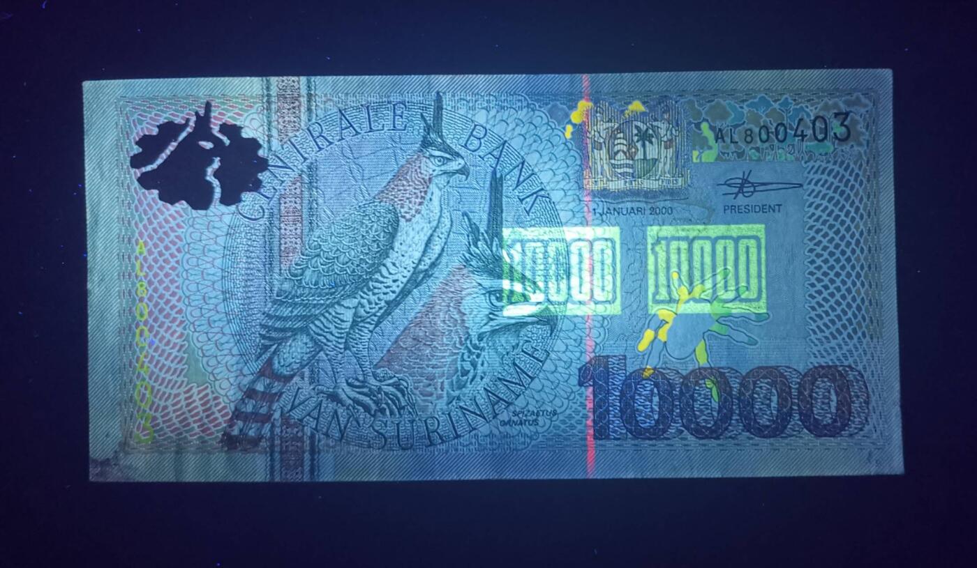 《艾美收藏》第223期-12.7周日外币畅拍 苏里南2000年10000盾高值流通好品 经典花鸟版