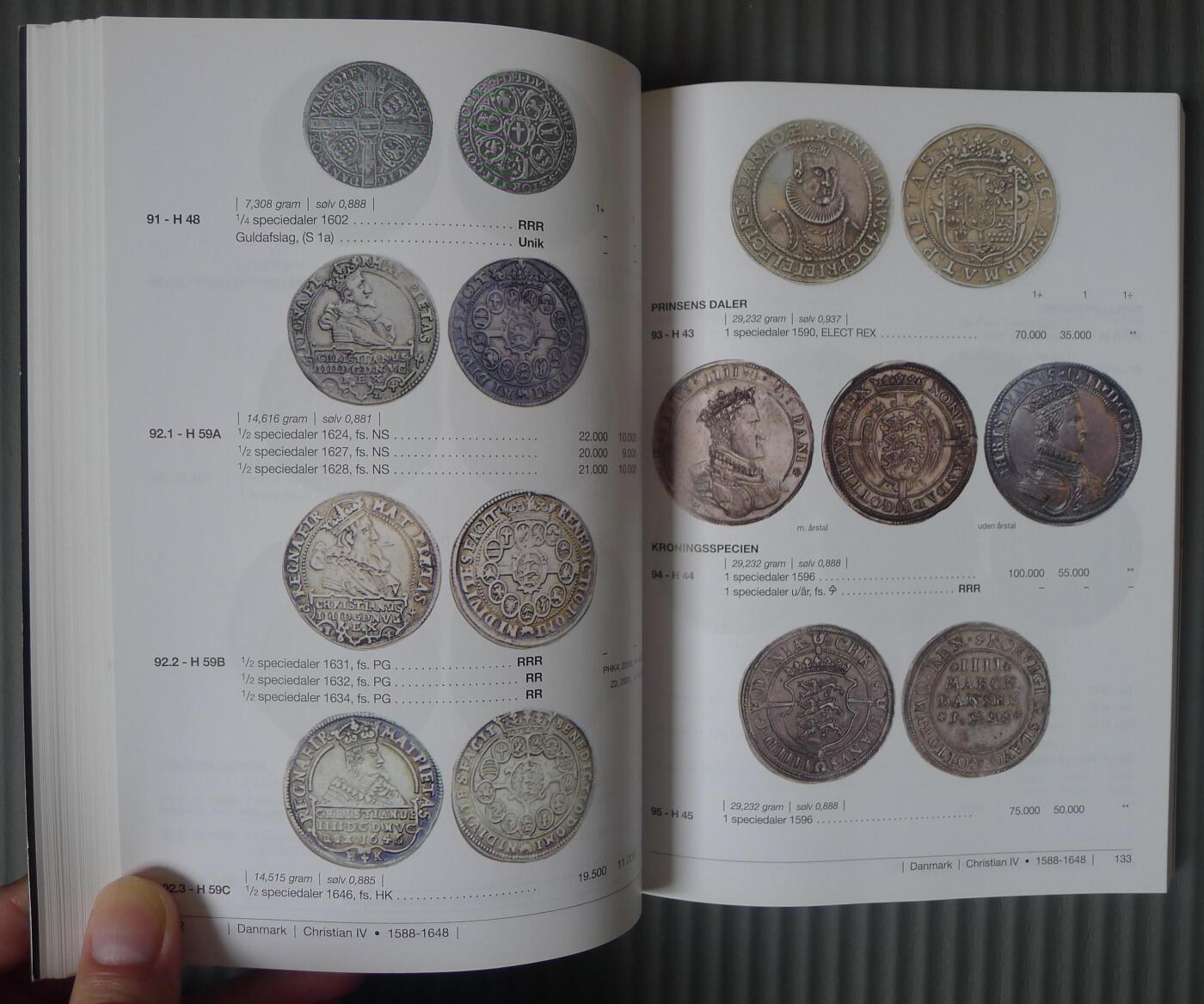 世界钱币章牌书籍专场拍卖12.07 丹麦钱币目录