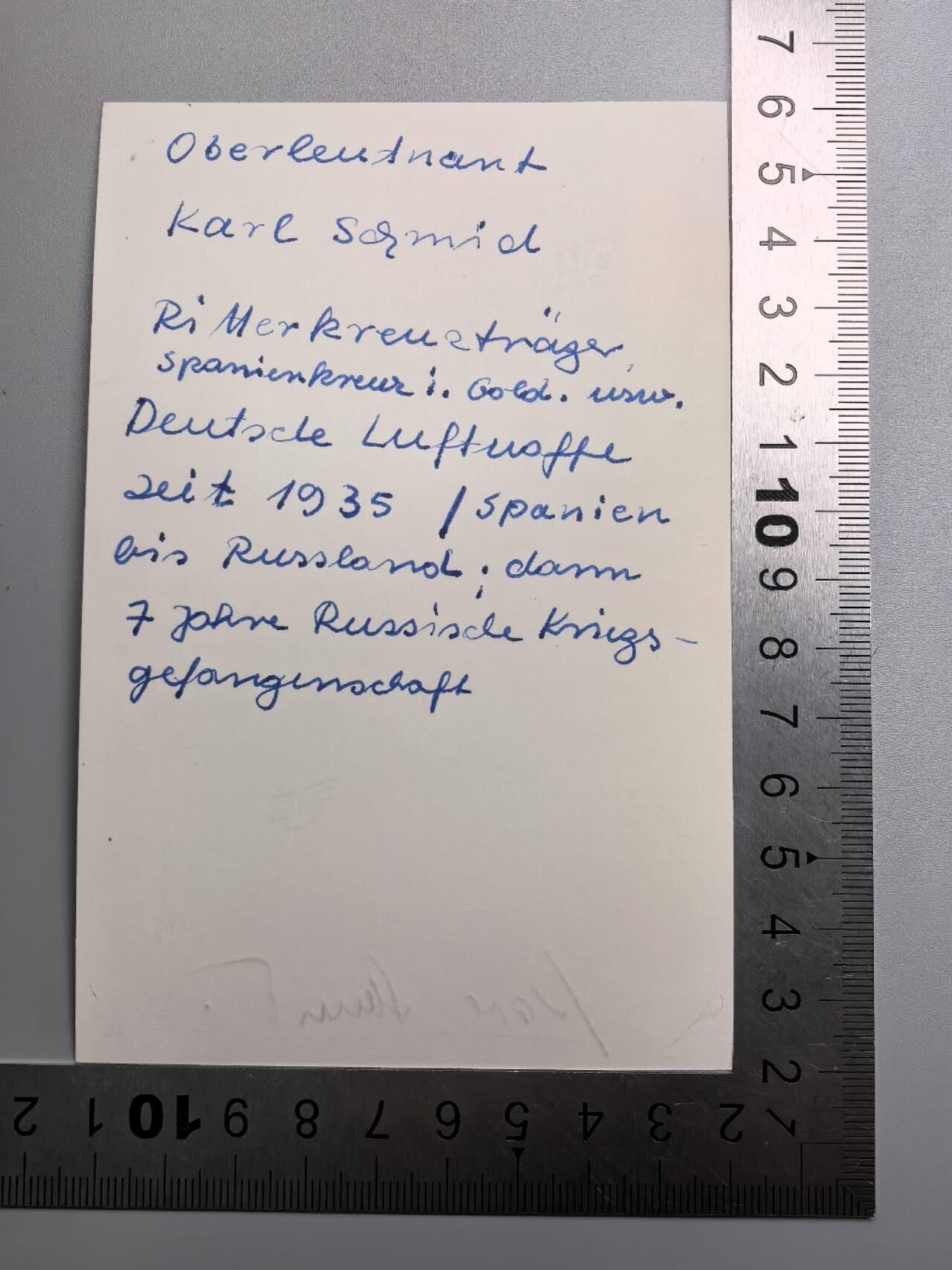 小驴勋章奖章收藏12月06日周六晚六点拍卖（珍爱和平，收藏战争，铭记历史，勿忘国耻，忠党爱国。有偿代拍，送拍规则在简介最后，参拍须阅读规则后再参拍，关系到运费包装发货时效真假辨别等关键信息，拍卖时不再发原图，看大图店主微信码在拍卖店铺介绍里） 火车杀手Karl Schmid战后亲签