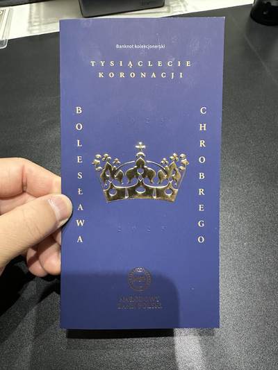 《外钞收藏家》第五百九十一期（畅拍场）（本平台长期征集拍品、欢迎藏友们联系合作） - 2025年波兰20纪念钞 9623千位号 带原装册子