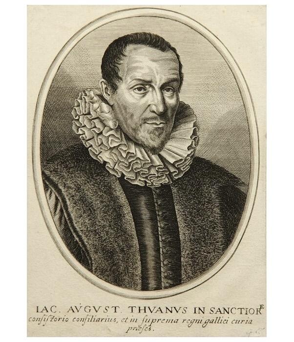 法国1817年 历史学家德图高浮雕精制大合金章 光边 40MM