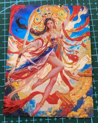 龙虎卡牌六六场 （无佣金，周六结拍，欢迎送拍） - 粗闪卡 奇点 宗rich玄灵谱 - 九天玄女