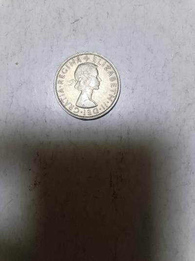 【20251209】非全新纸币和硬币第311场 - 英国1958年半克朗