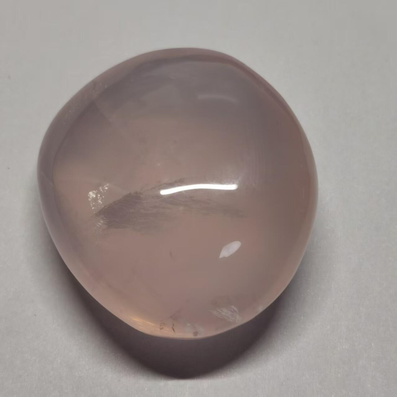 七河·世界钱币杂件水晶矿标小拍（总第30期） 藏家出品 X669 粉水晶手握 带六射星光 本件拍品由合作藏家负责邮寄  库存编号 649-11