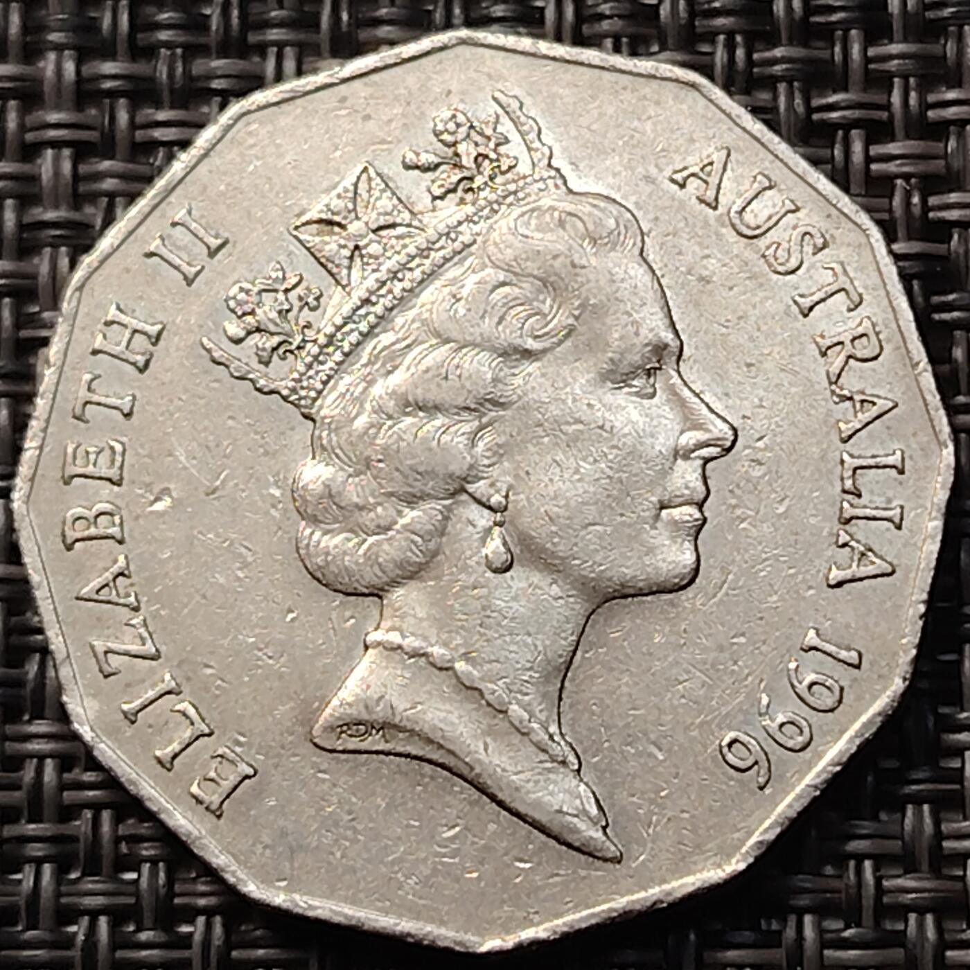 布加迪🐬～世界钱币(上海)🌾第 263 期 /  各国套币和散币 澳大利亚🇦🇺 1996年 50分