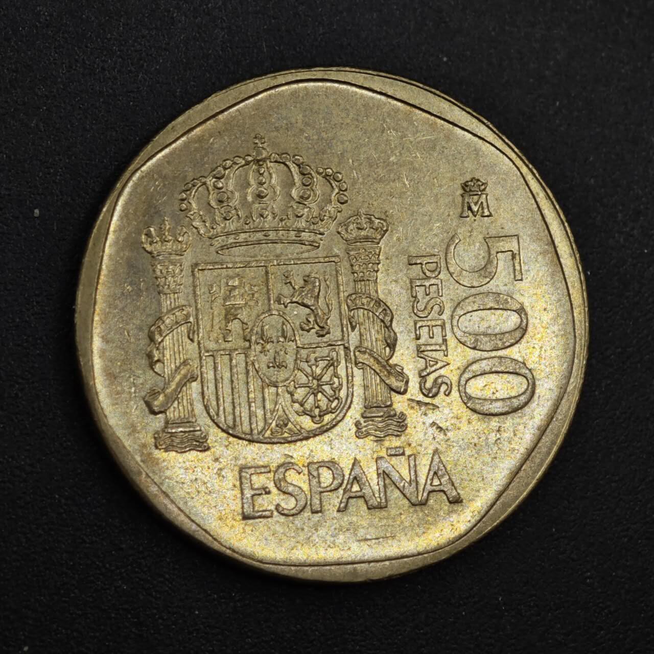 【淘币小摊】实时拍第八百一十九拍   散币场   满百包邮可预留二周 每周一统一发货   西班牙1988年500比赛塔铜币