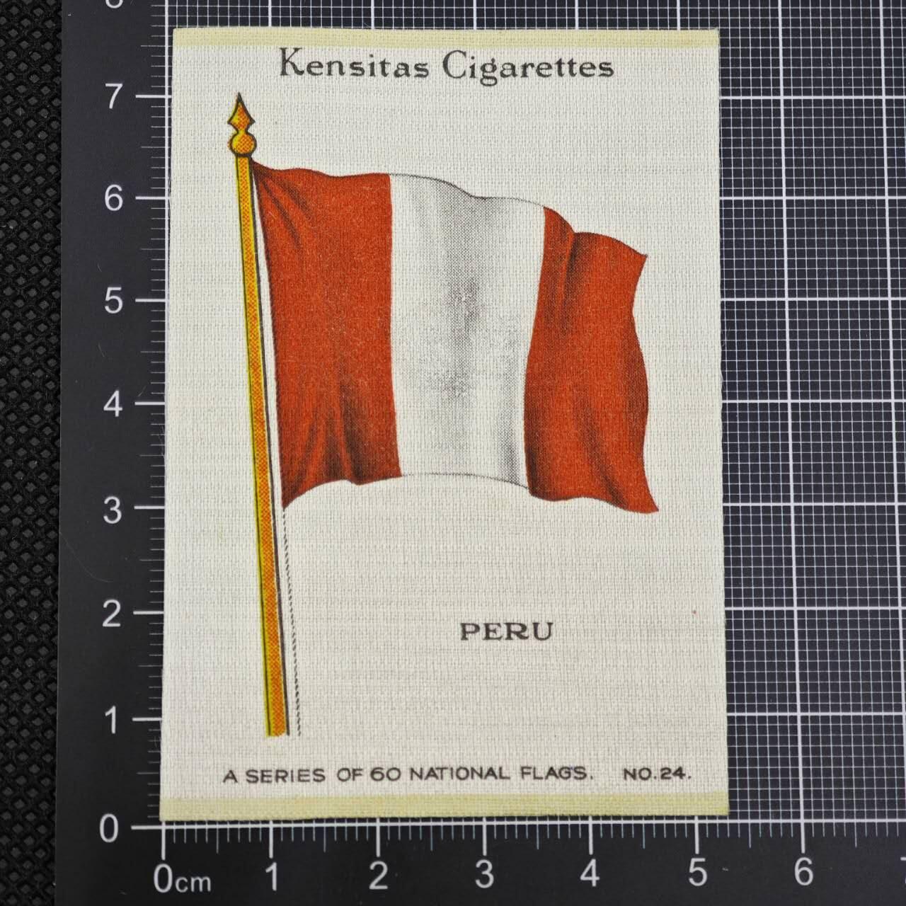 【淘币小摊】限时拍第八百二十三拍  纪念章场  满百包邮可预留两周  周一统一发货      英国印刷布旗帜秘鲁