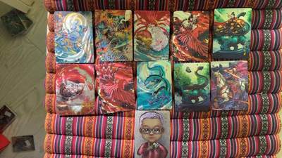 光影卡牌第26期，各家亲签，各家套卡，持续收拍品 - 百里隋唐特卡全粗11张